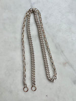 Mixed heavy silver chain